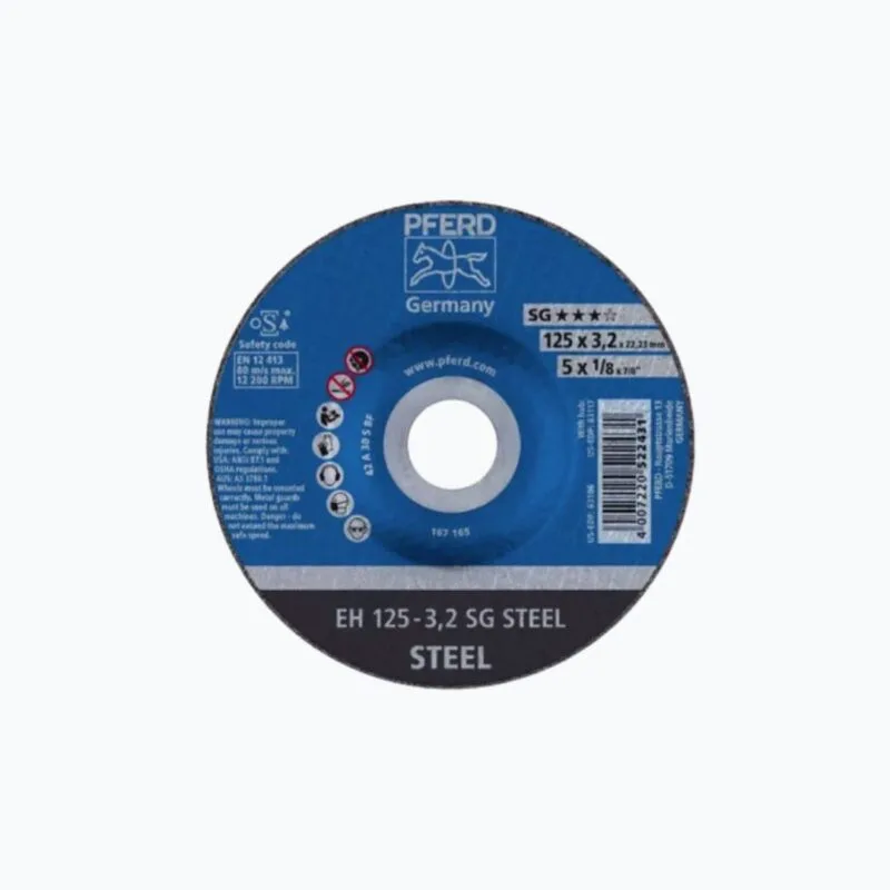 Disque à tronçonner Pferd Ø125x3.2mm SG Steel