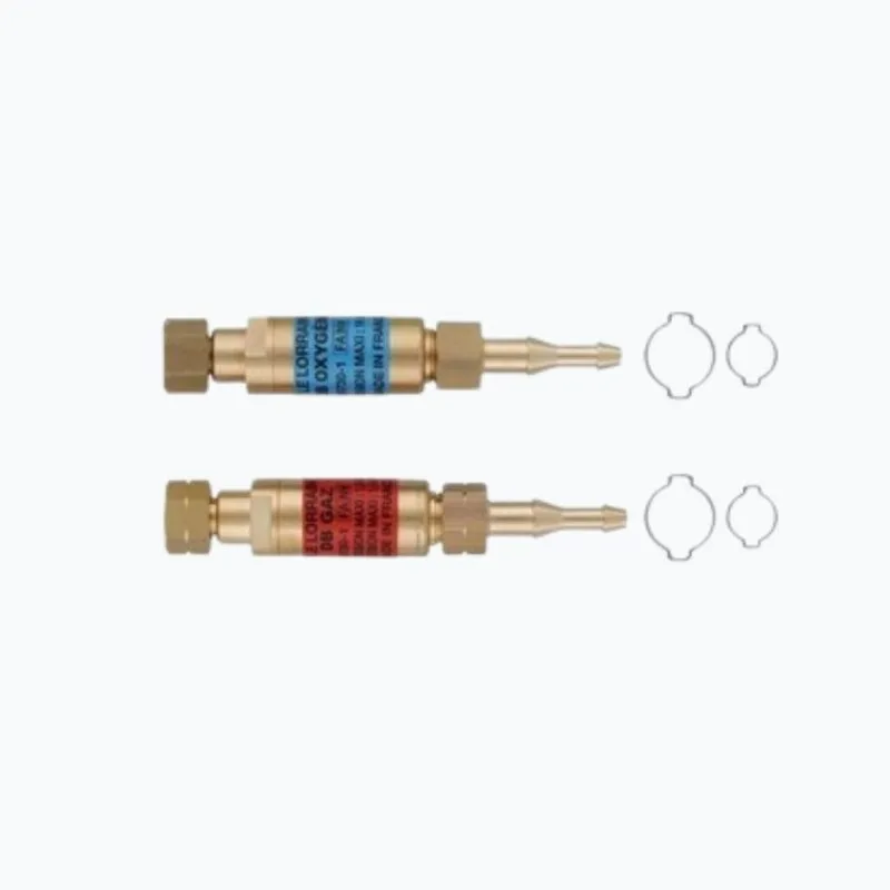 Paire anti-retour pare flamme ARPF montage détendeur Ø6,3/10mm