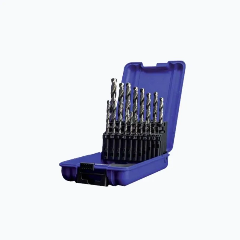 Coffret de 25 forets cobalt multi-inox HSSE 5% Co Izar Ø1.0 à 13mm x 0.5mm