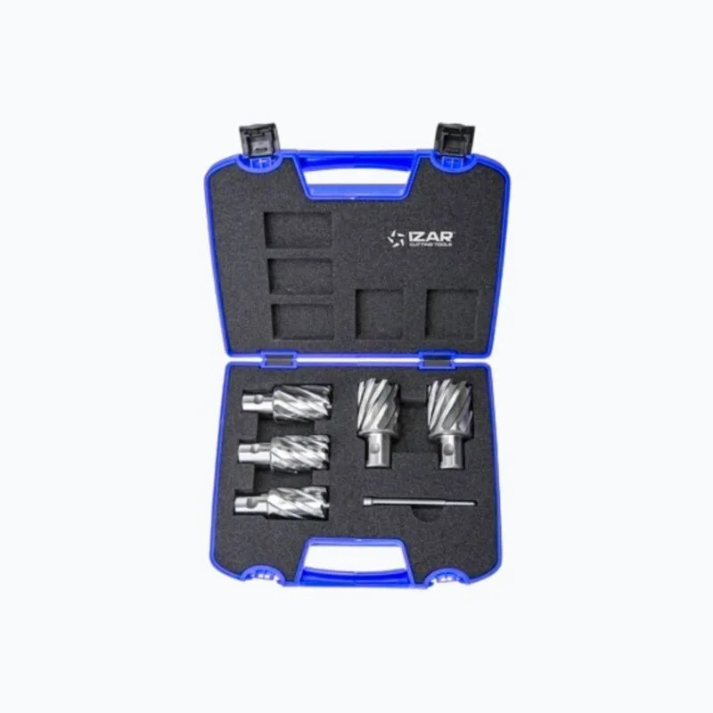 Coffret de 5 fraises à carotter Weldon Izar Ø 24 A 32mm + éjecteur