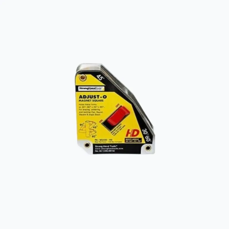 Equerre magnétique 4 angles avec bouton switch on off  force 65 kg  30 60° 45 90°