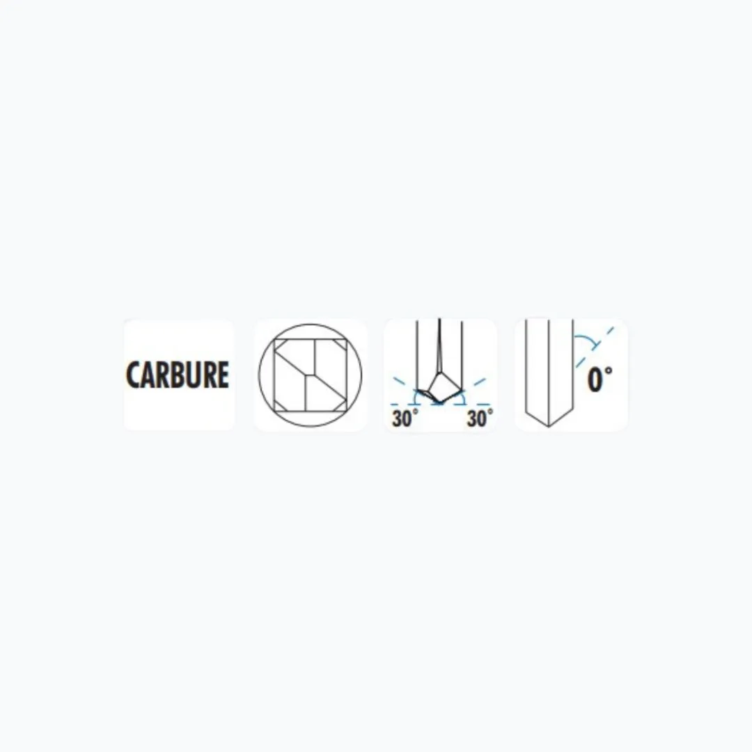 Foret carbure pour le perçage des cylindre de porte Ø6mm – Image 4