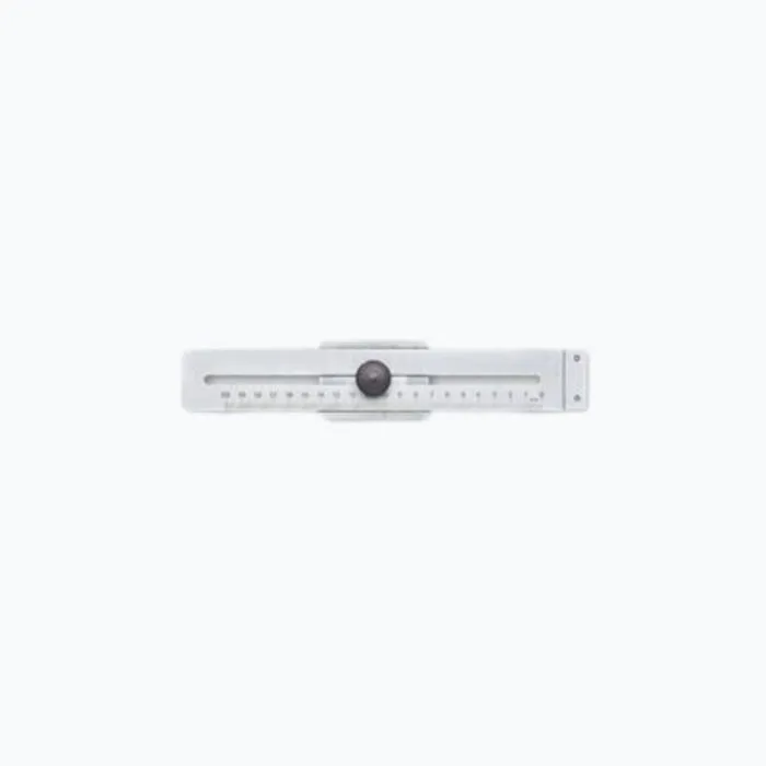Jauge parallèle de traçage en acier chromé Lg200mm