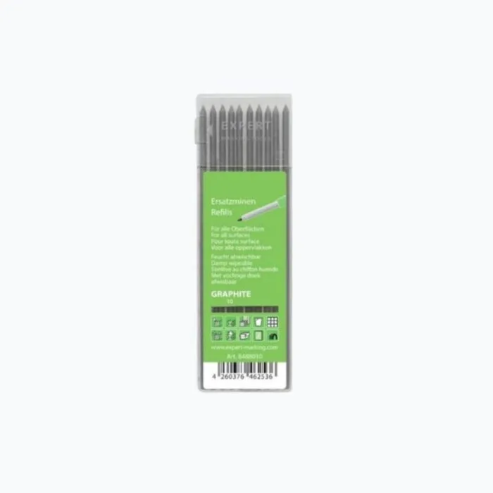 Recharge 10 mines graphite 2,8x125mm pour crayon Pica Dry