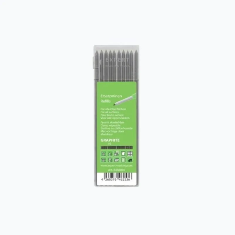 Recharge 10 mines graphite 2,8x125mm pour crayon Pica Dry
