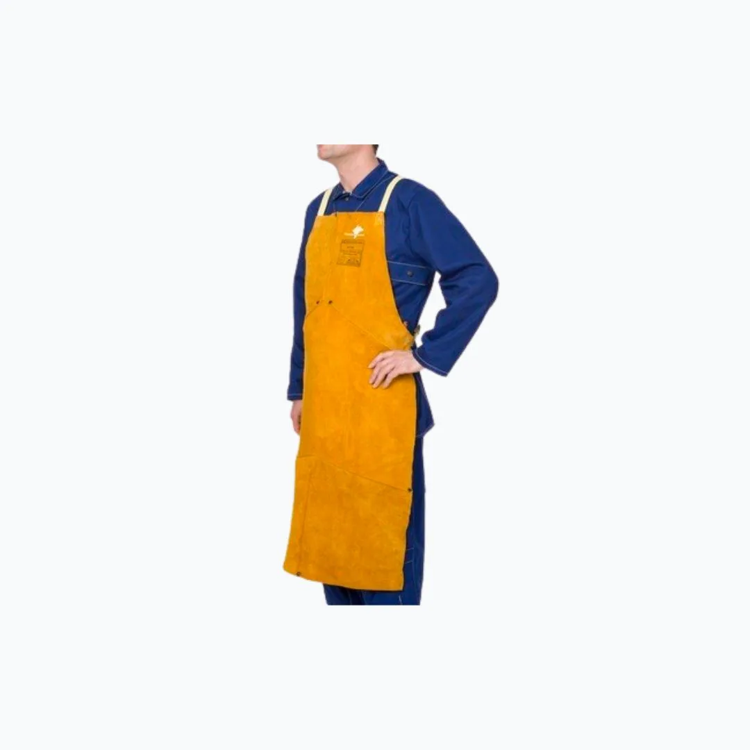 Tablier de soudage en cuir Golden Brown 44-2136 – Image 2